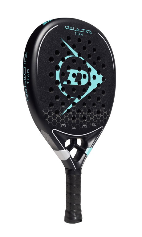 Dunlop Padelschläger Galactica Team 365g/Rund/Turnier schwarz